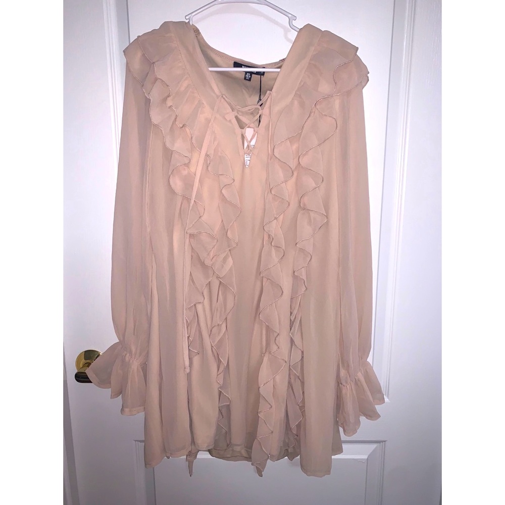 Missguided Cream dress